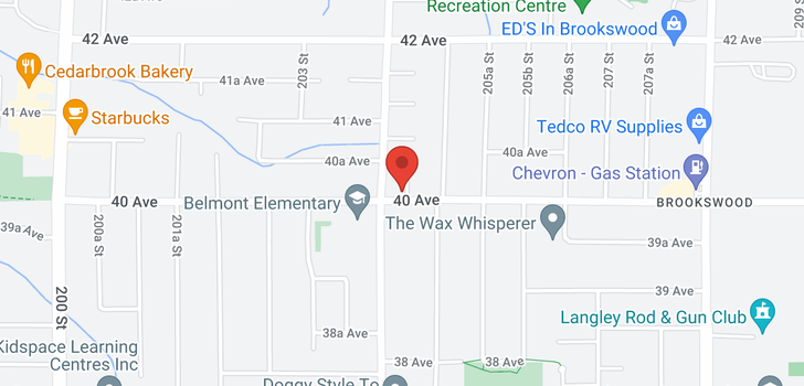 map of 4013 204A STREET